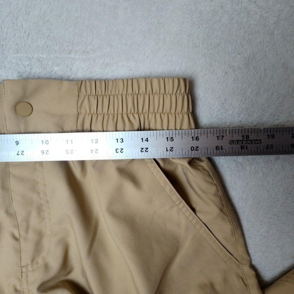 Jordan Jogger Pants Womens L Beige Chicago Cargo Drawstring Elastic Wide DZ4436 - Picture 11 of 13